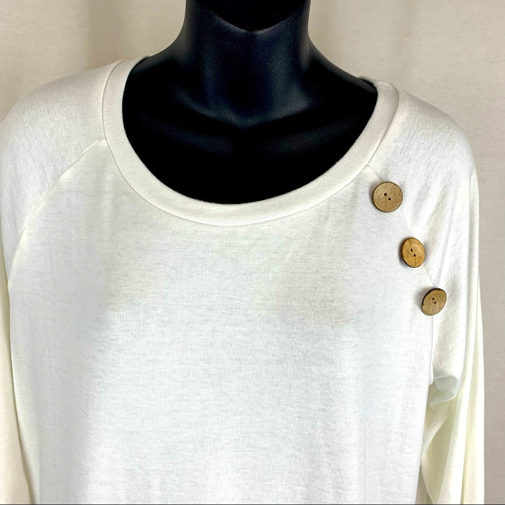 NWT supersoft Yincro womens long sleeve tunic top dressy sweatshirt, siz… - Picture 4 of 6